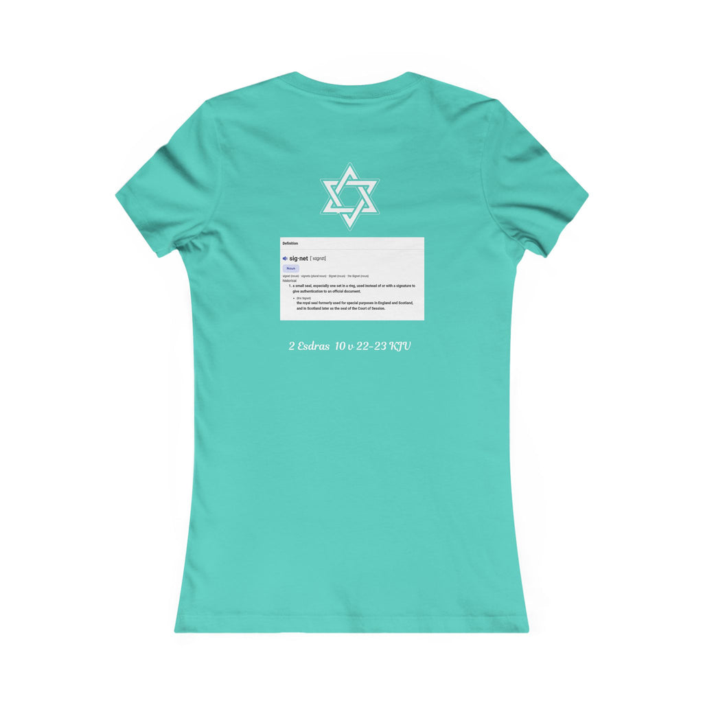 Women's Tee — 'Stolen People Stolen Identity Lost Sheep' Anti-Antisemitism Design