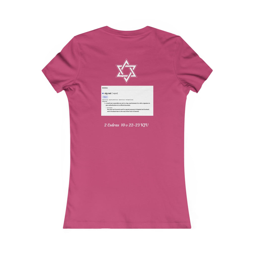 Women's Tee — 'Stolen People Stolen Identity Lost Sheep' Anti-Antisemitism Design