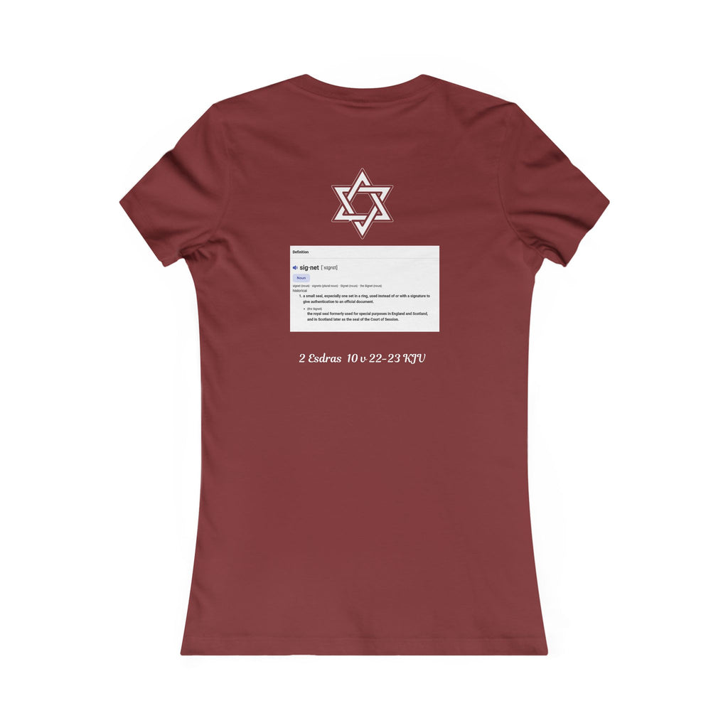 Women's Tee — 'Stolen People Stolen Identity Lost Sheep' Anti-Antisemitism Design