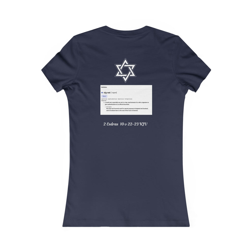 Women's Tee — 'Stolen People Stolen Identity Lost Sheep' Anti-Antisemitism Design