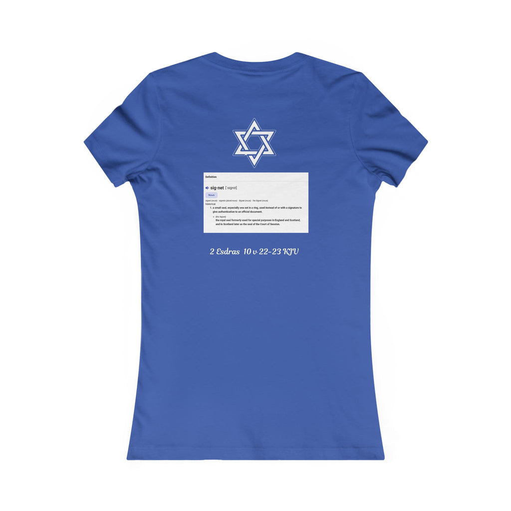 Women's Tee — 'Stolen People Stolen Identity Lost Sheep' Anti-Antisemitism Design
