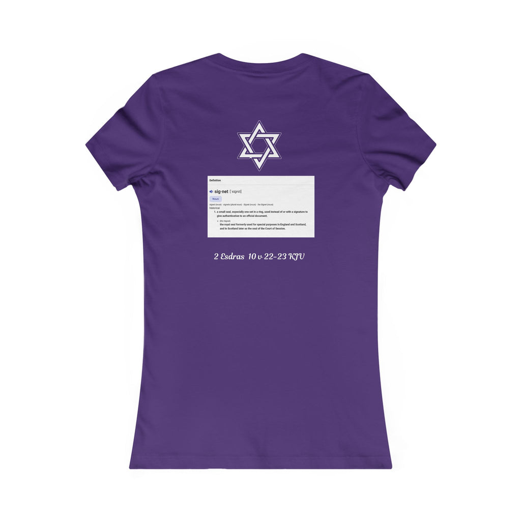Women's Tee — 'Stolen People Stolen Identity Lost Sheep' Anti-Antisemitism Design