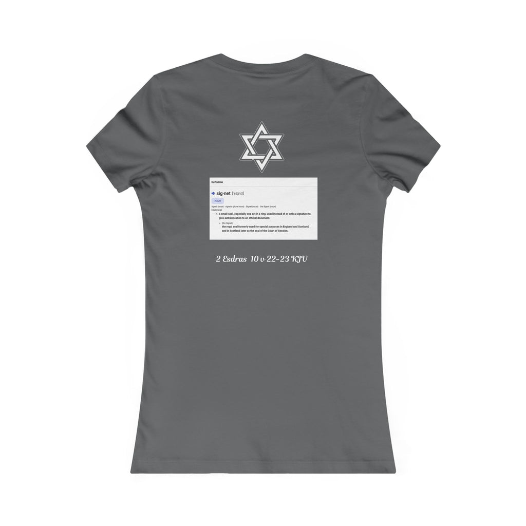 Women's Tee — 'Stolen People Stolen Identity Lost Sheep' Anti-Antisemitism Design