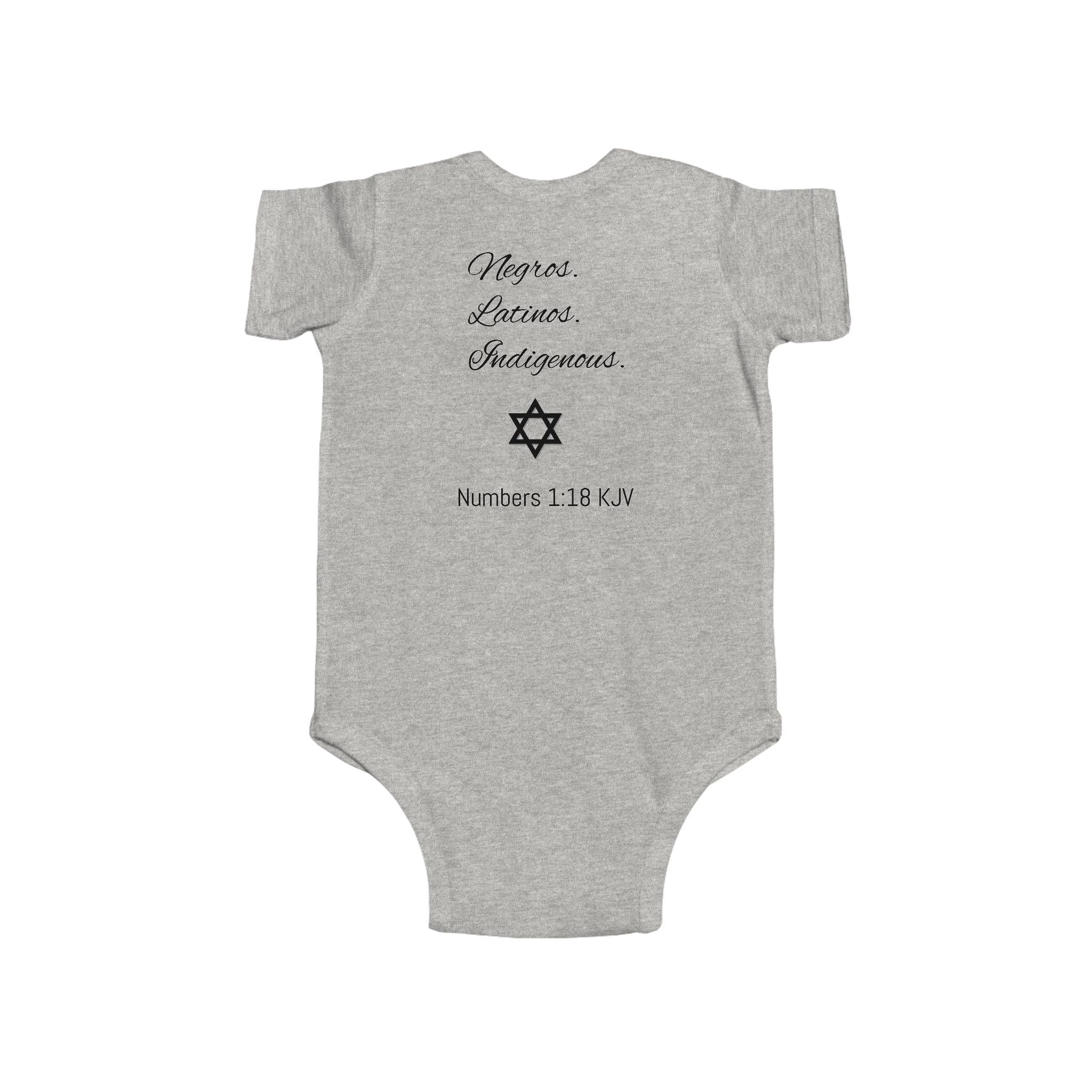 Infant Bodysuit "Chosen & Special" Rainbow — Baby Onesie with Scripture (Numbers 6:24-26 Style)