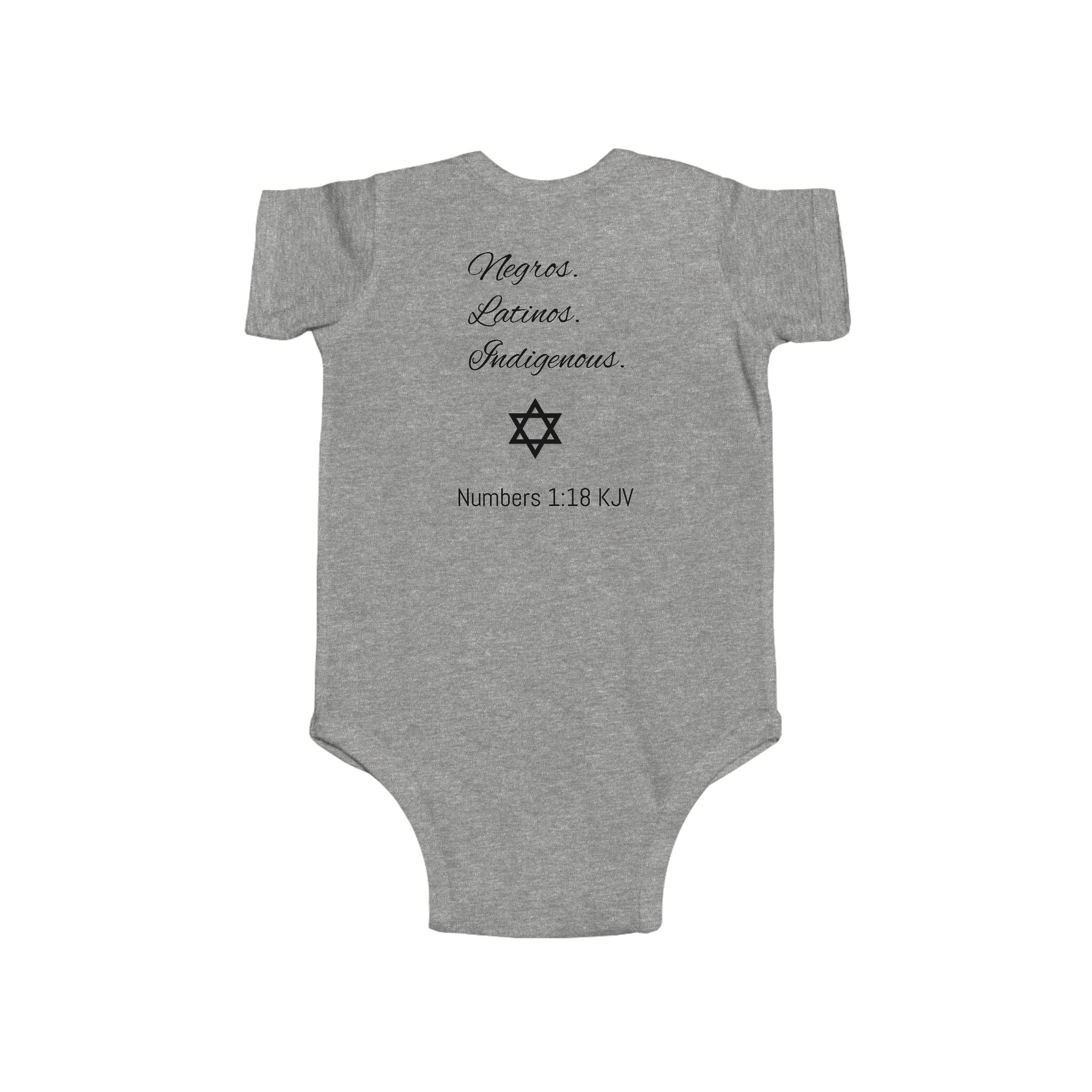 Infant Bodysuit "Chosen & Special" Rainbow — Baby Onesie with Scripture (Numbers 6:24-26 Style)