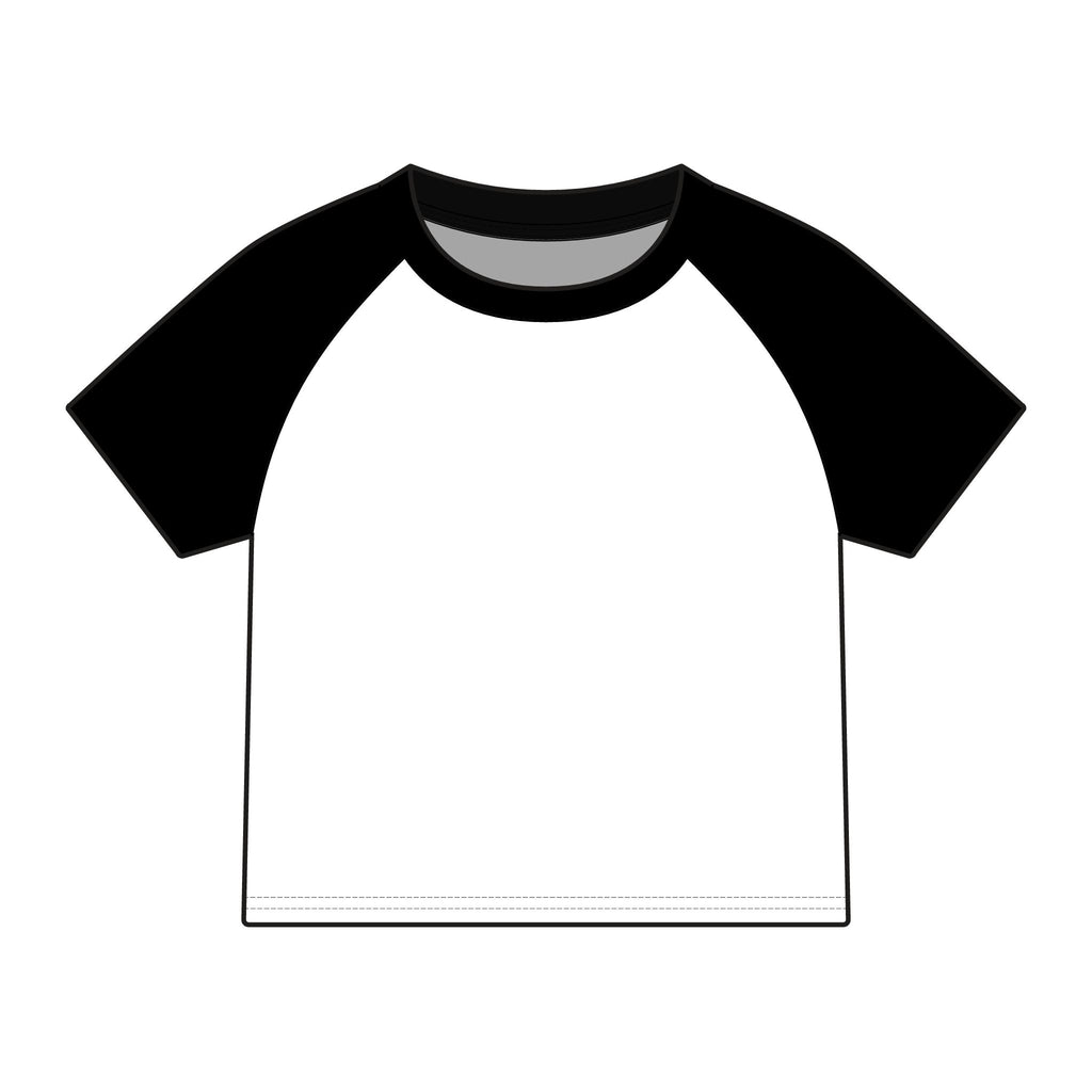 Chosen Raglan Baby Tee — "Chosen" Matthew 15:24 KJV Christian Baby Shirt