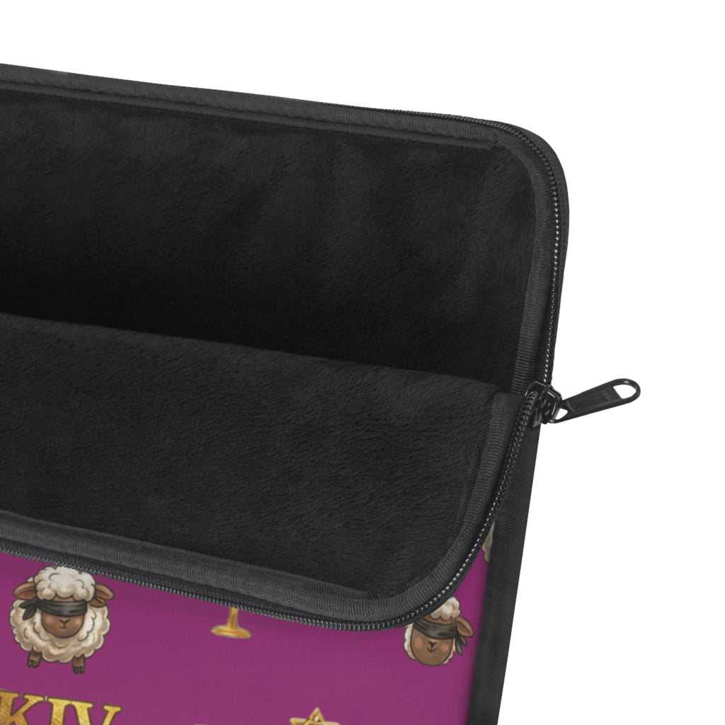 KJV Lost Sheep Laptop Sleeve — Matthew 15v24 Manarah & Shield of David Tech Sleeve