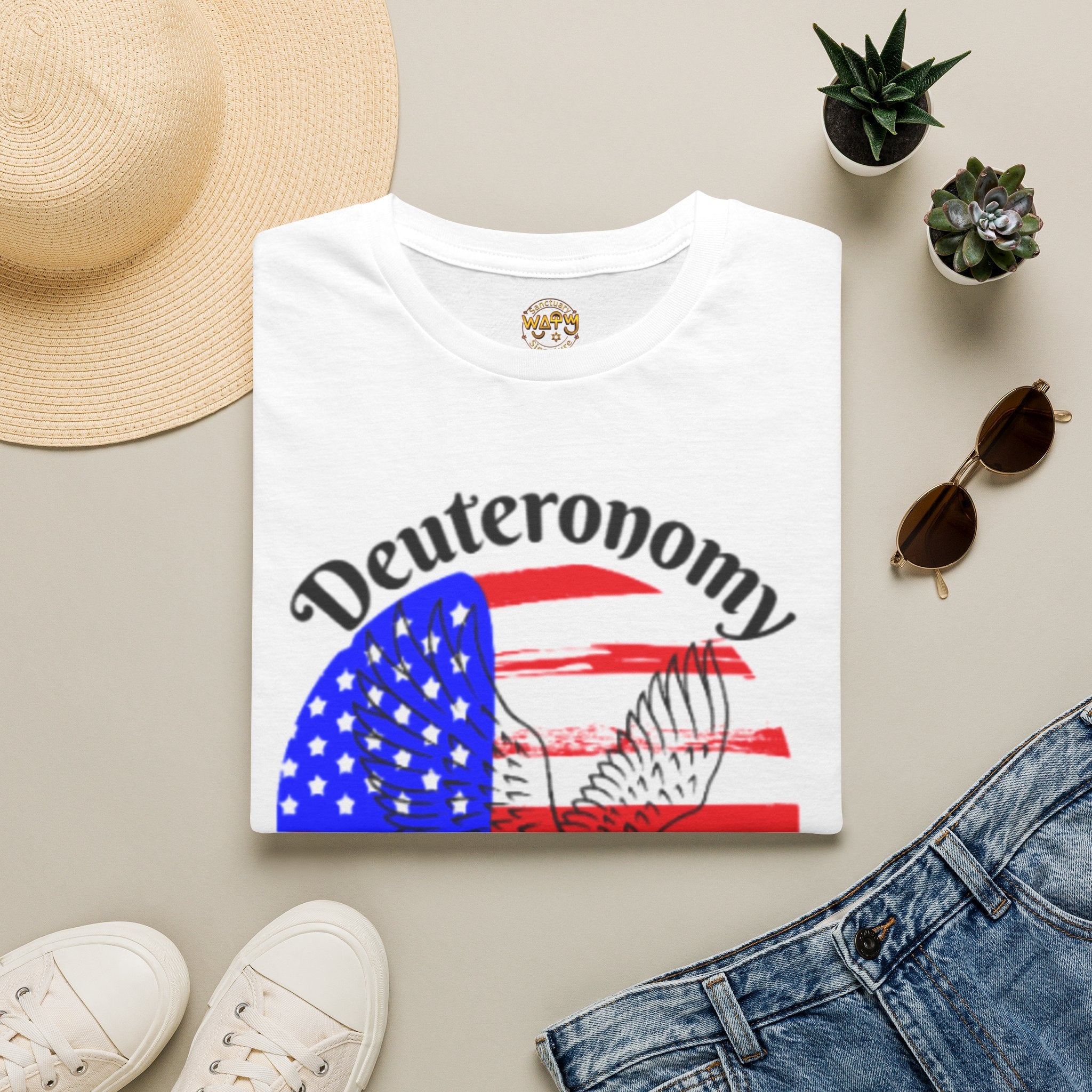 Deuteronomy 28:49-50 Patriotic Eagle T-Shirt