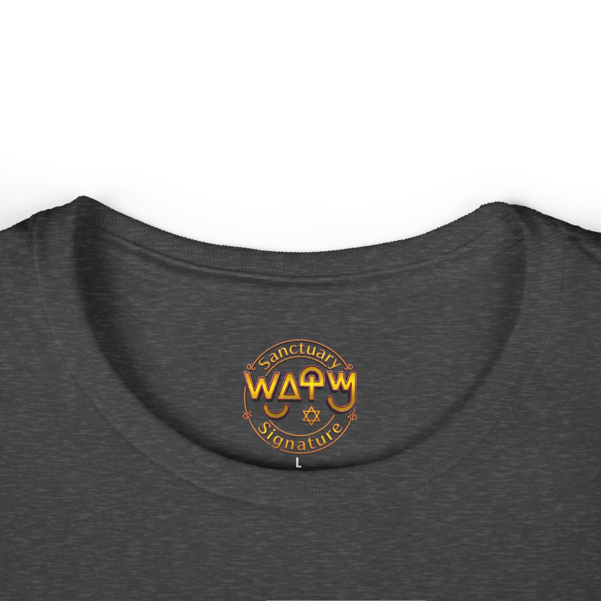 Women's Tee — 'Israelite Princess' Retro Girl Graphic T-Shirt (Pink Shield of David Back)