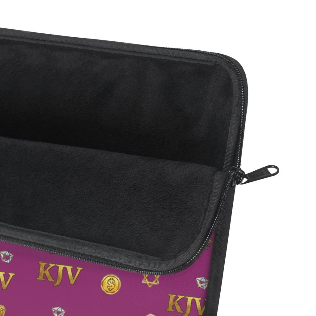 KJV Lost Sheep Laptop Sleeve — Matthew 15v24 Manarah & Shield of David Tech Sleeve