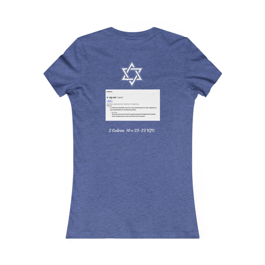 Women's Tee — 'Stolen People Stolen Identity Lost Sheep' Anti-Antisemitism Design