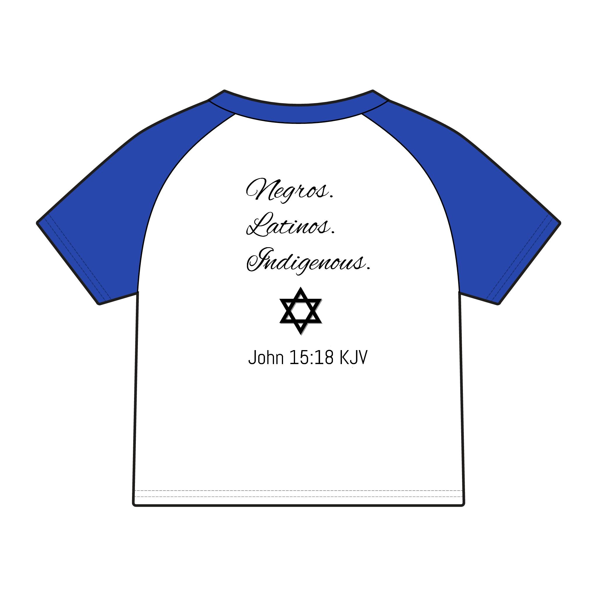 Chosen Raglan Baby Tee — "Chosen" Matthew 15:24 KJV Christian Baby Shirt