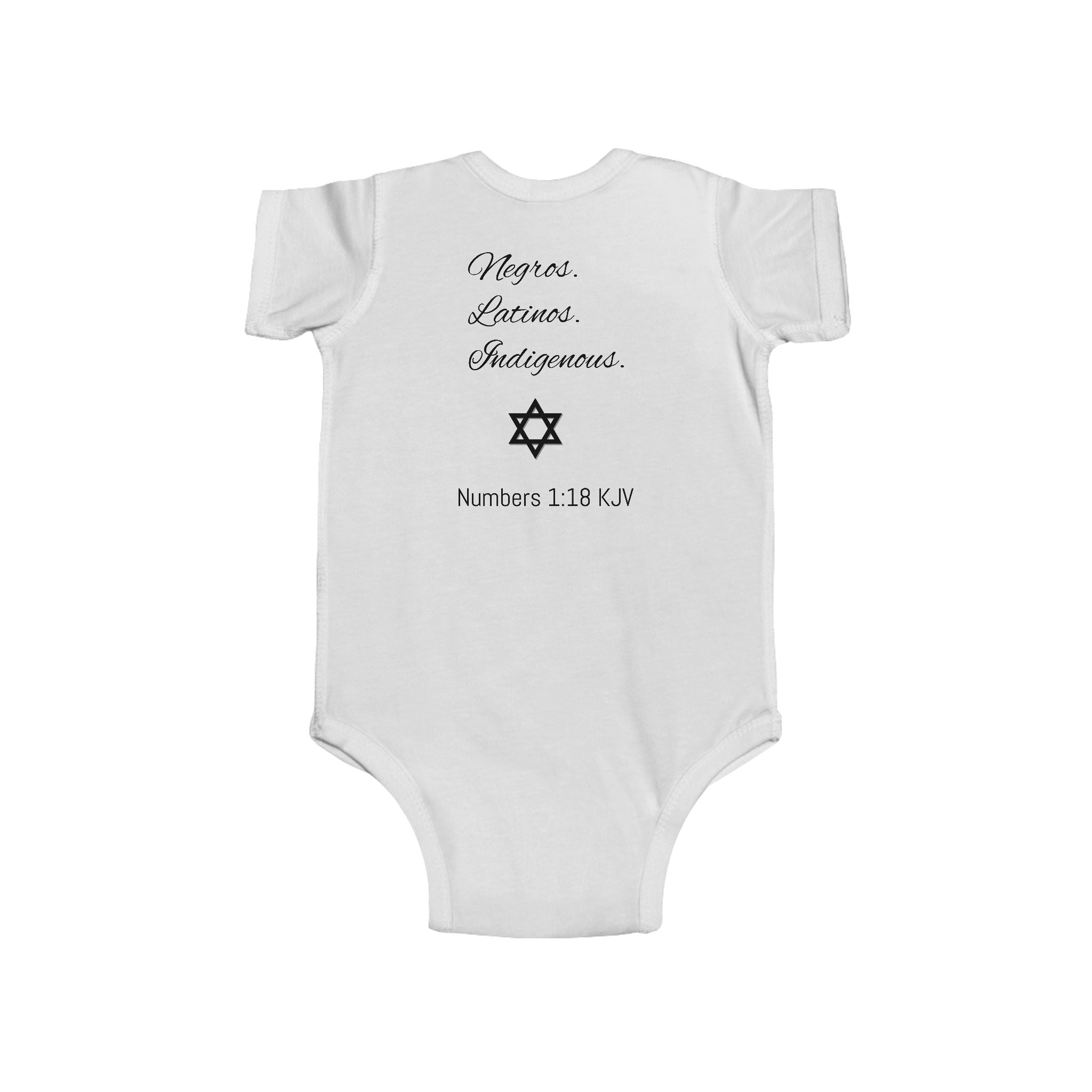 Infant Bodysuit "Chosen & Special" Rainbow — Baby Onesie with Scripture (Numbers 6:24-26 Style)
