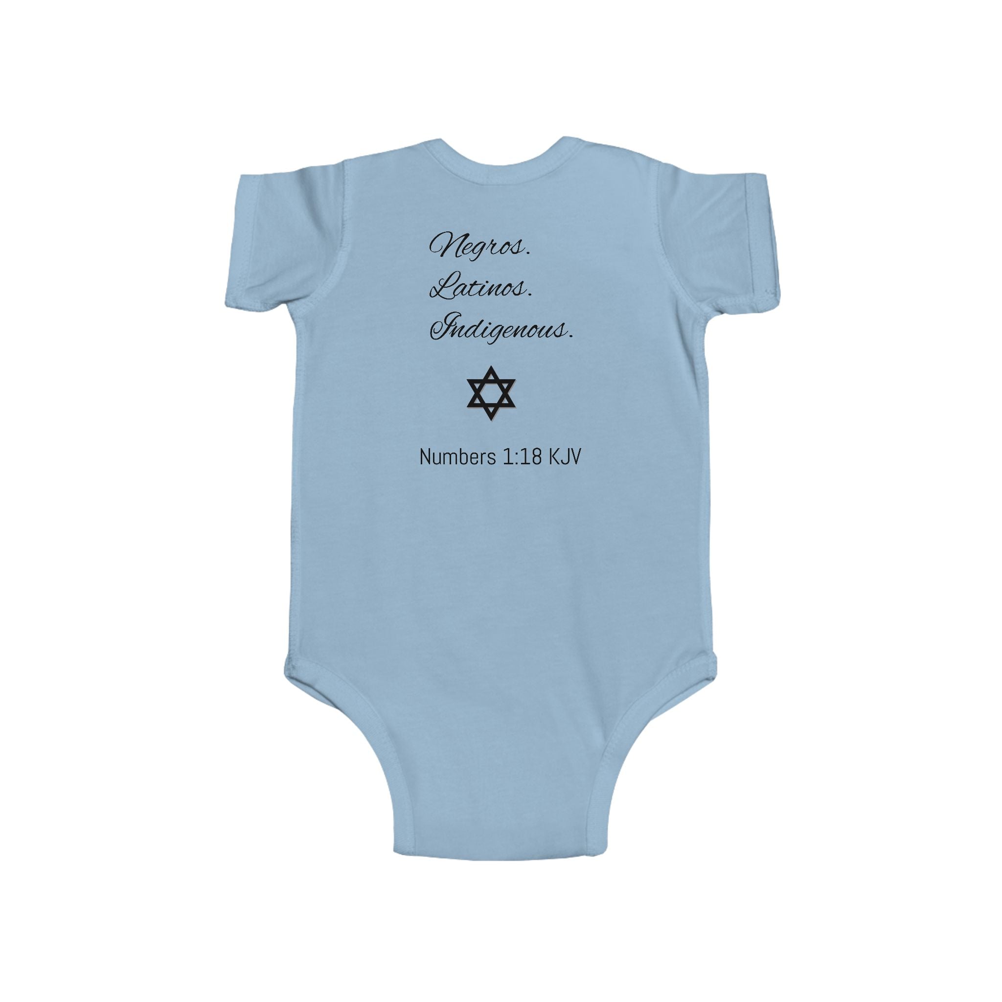 Infant Bodysuit "Chosen & Special" Rainbow — Baby Onesie with Scripture (Numbers 6:24-26 Style)