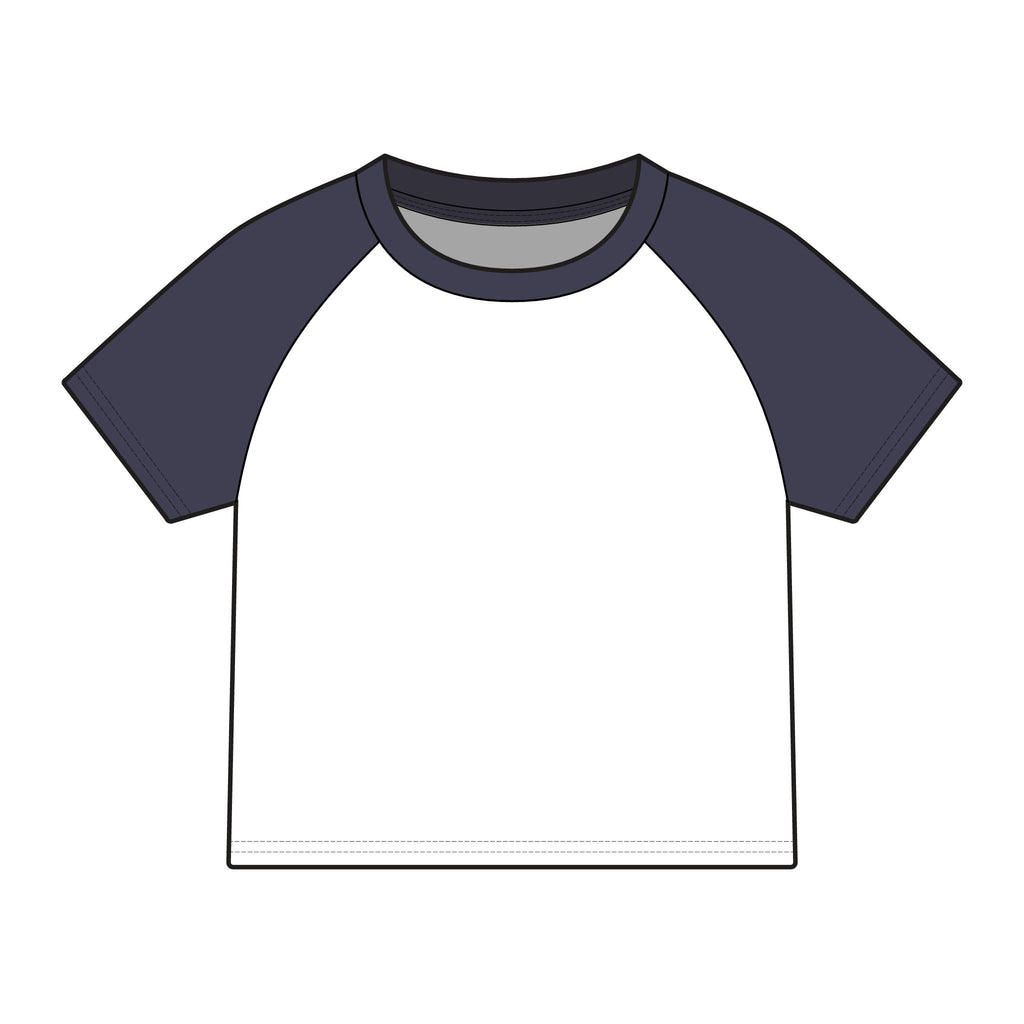 Chosen Raglan Baby Tee — "Chosen" Matthew 15:24 KJV Christian Baby Shirt
