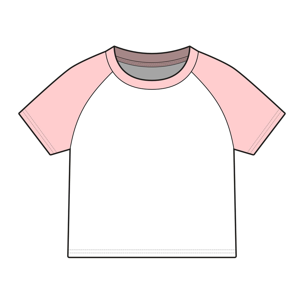 Chosen Raglan Baby Tee — "Chosen" Matthew 15:24 KJV Christian Baby Shirt