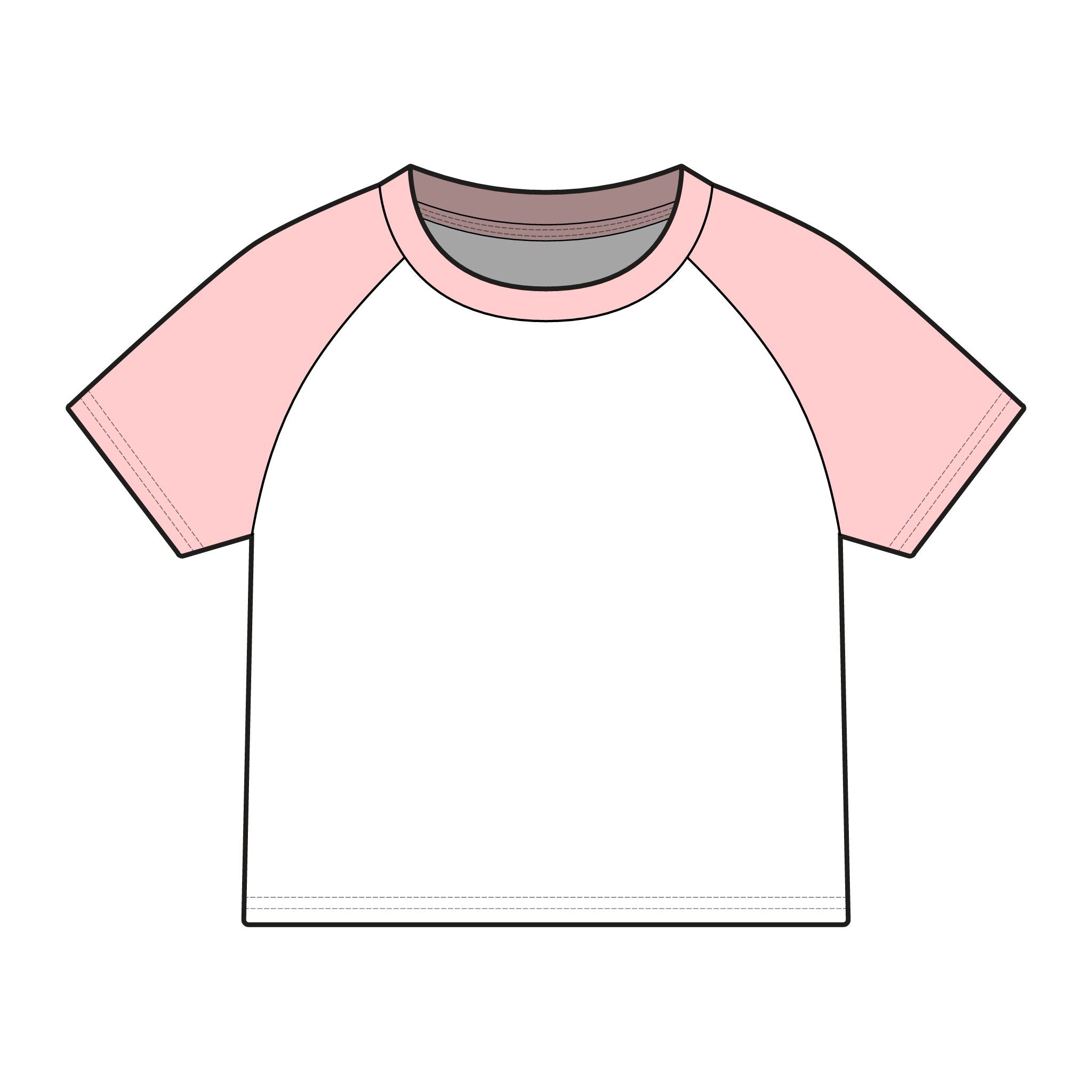 Chosen Raglan Baby Tee — "Chosen" Matthew 15:24 KJV Christian Baby Shirt