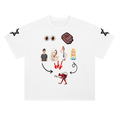 Job 9v24 KJV The Wicked on Earth Heavyweight Cotton T-Shirt