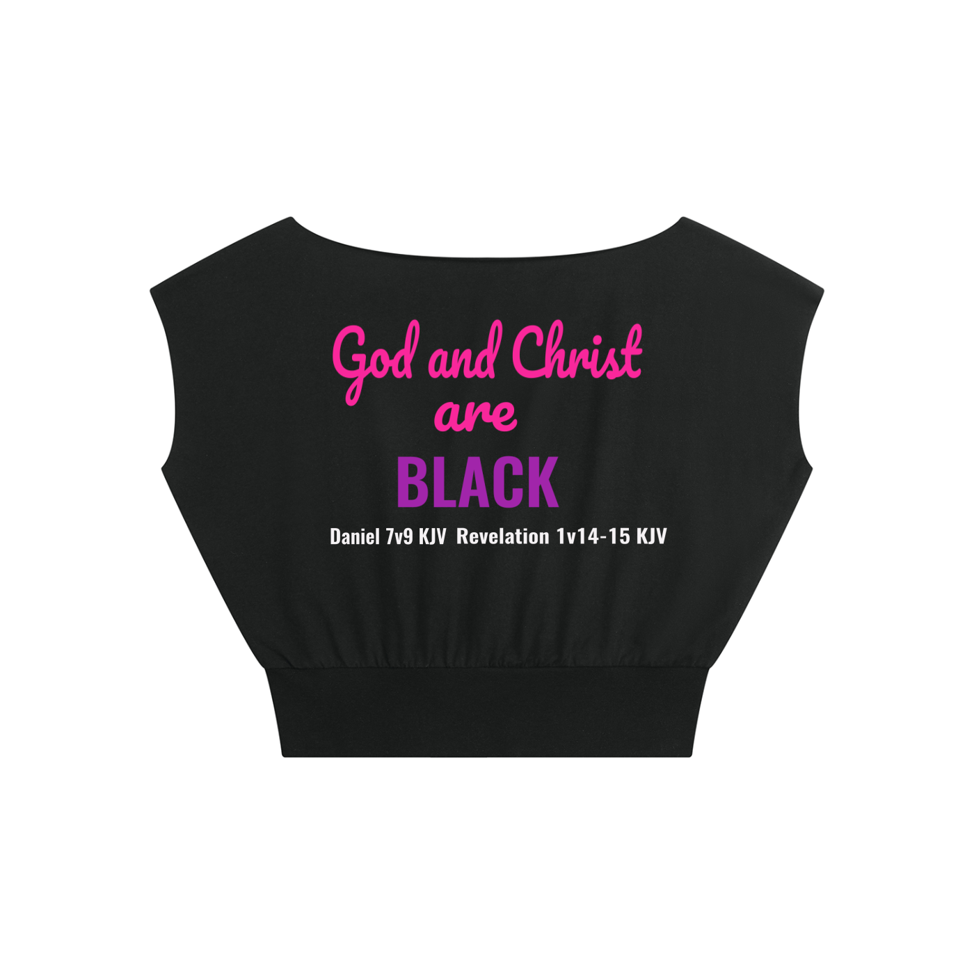 Women’s Boatneck Raw Edge Crop T-Shirt